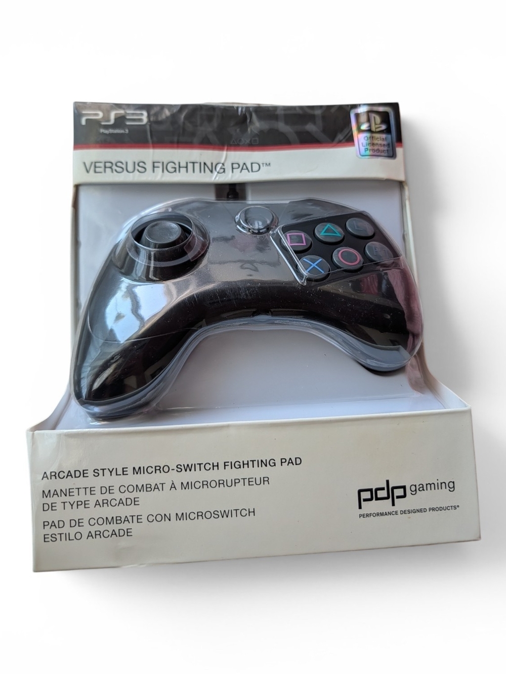 PDP Versus Fighting Pad Arcade Controller for PS3 - Black